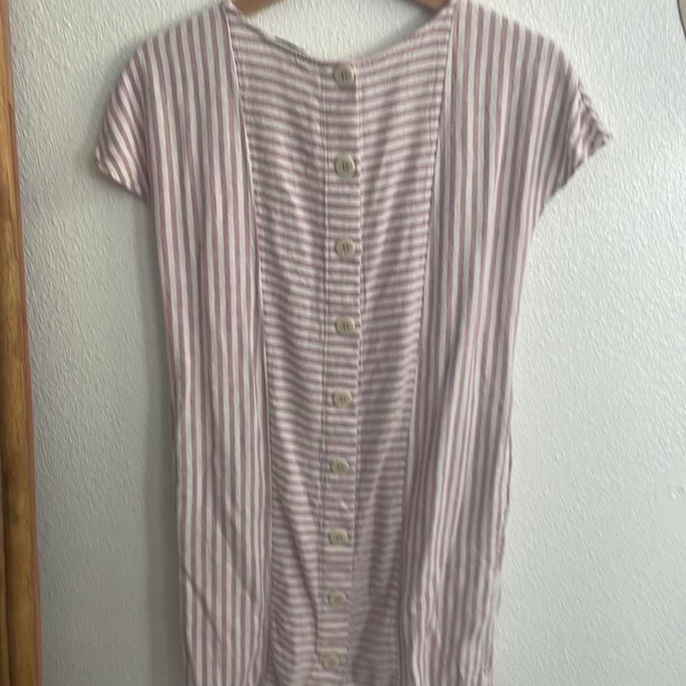 Madewell button back shift dress